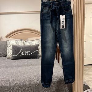 Almost Famous Girls Jean Joggers Size Small